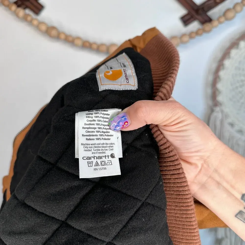 Carhartt Tan Canvas Toddler Jacket